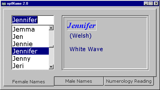 OptName Screenshot
